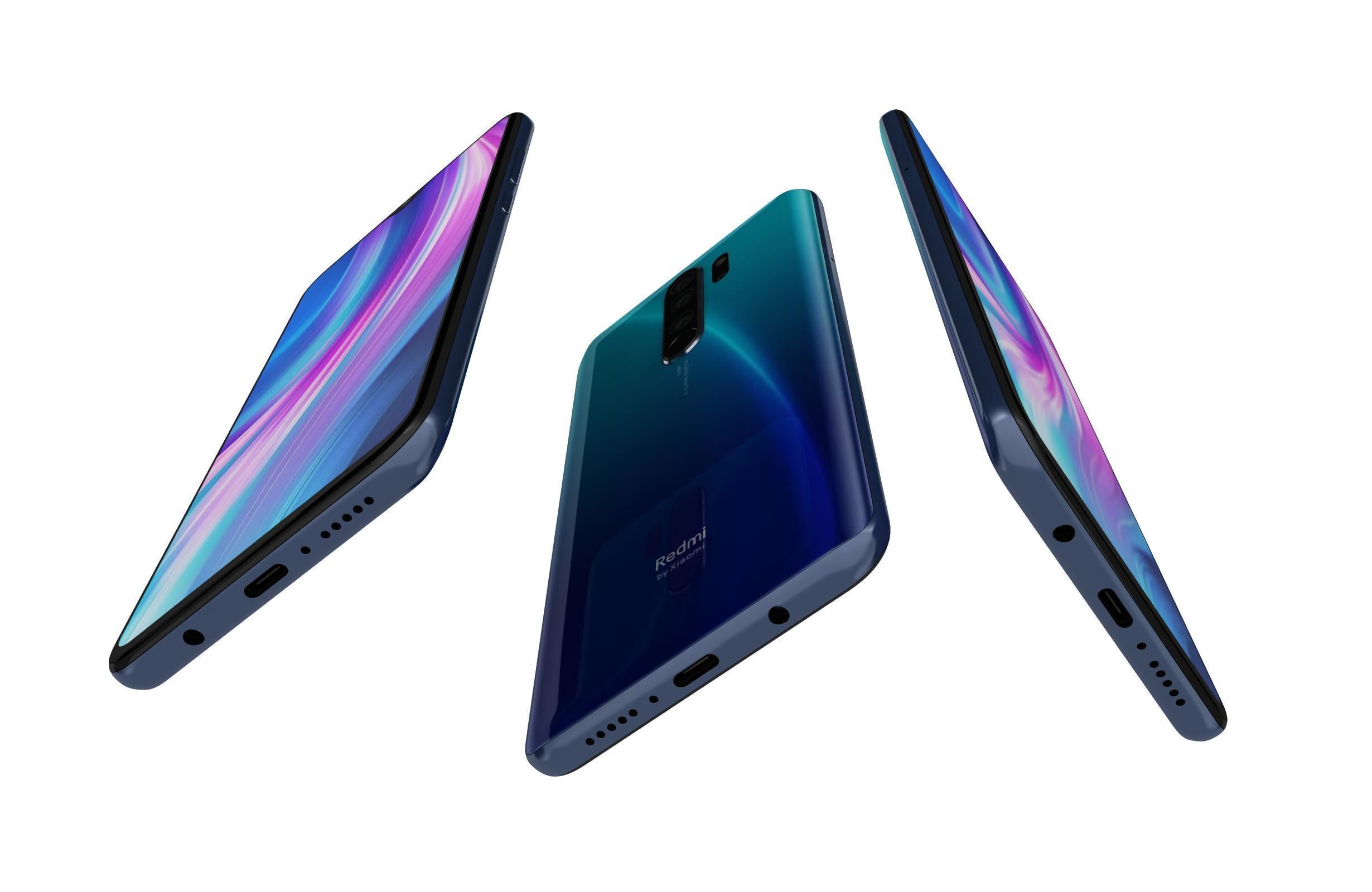 Xiaomi Redmi Note 8 Pro All Colors 3D model_6