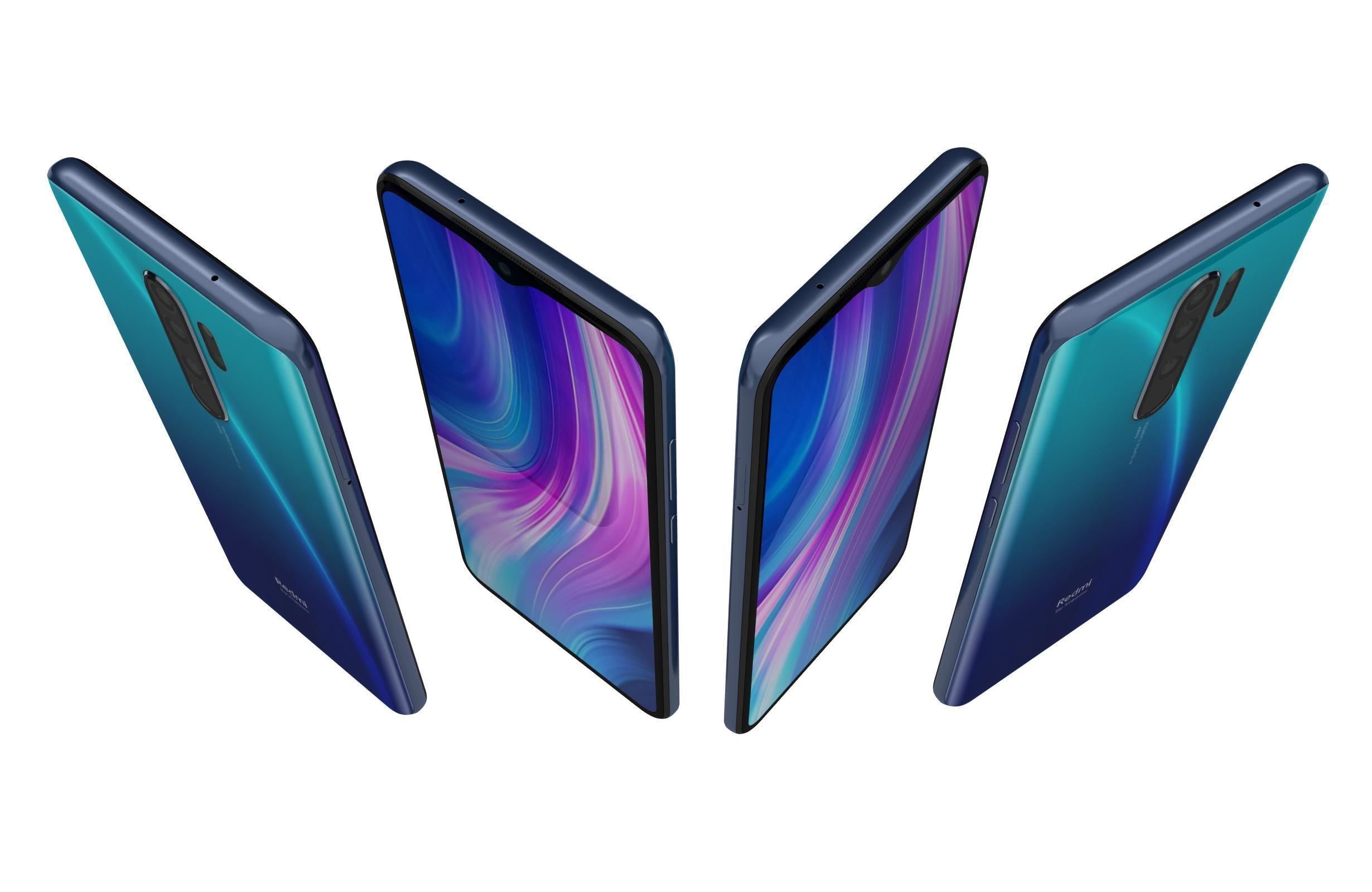 Xiaomi Redmi Note 8 Pro All Colors 3D model_10
