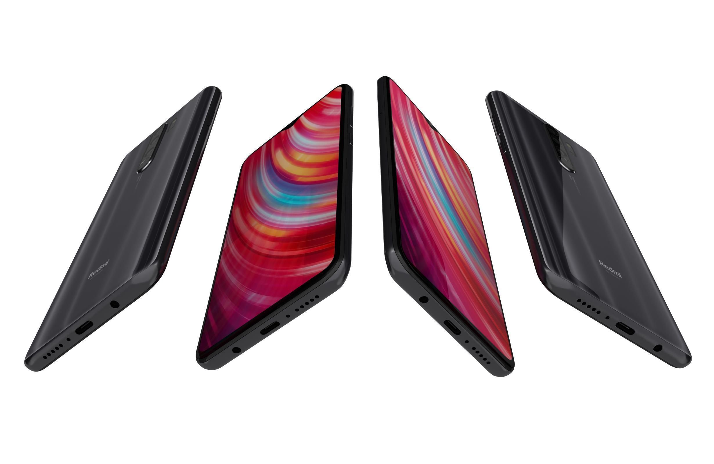Xiaomi Redmi Note 8 Pro All Colors 3D model_35