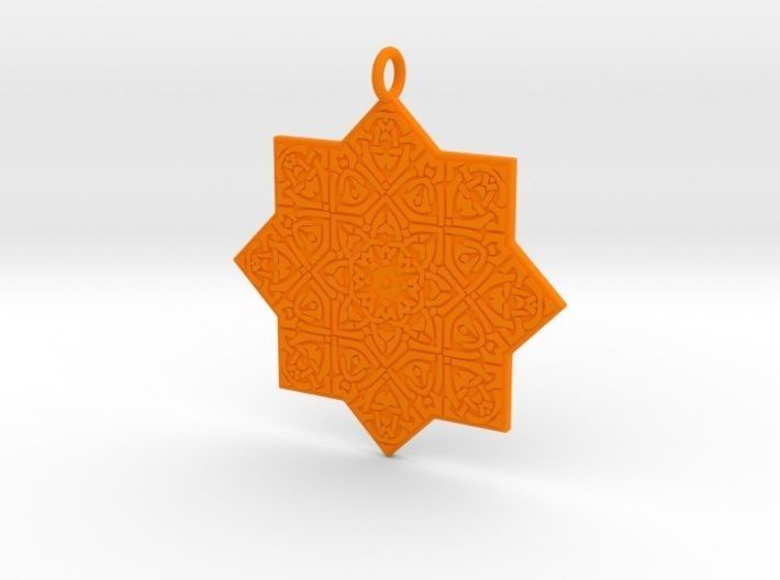 Celtic Knot Pendant 3D print model_5