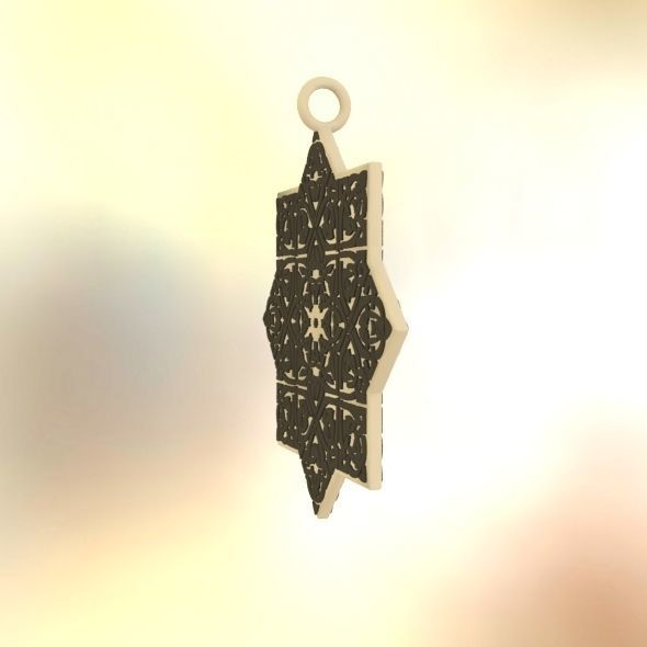 Celtic Knot Pendant 3D print model_23