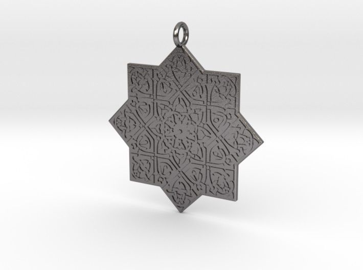 Celtic Knot Pendant 3D print model_7