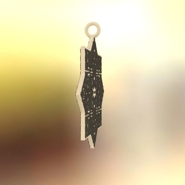 Celtic Knot Pendant 3D print model_37