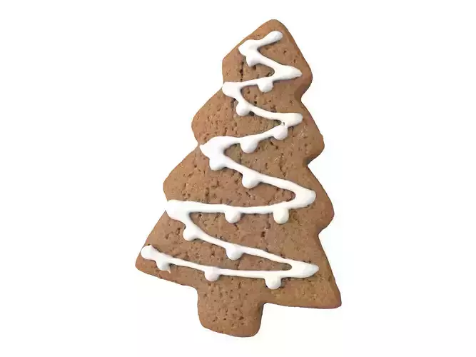 Photorealistic Christmas Tree Gingerbread 3D Scan 1 3D model