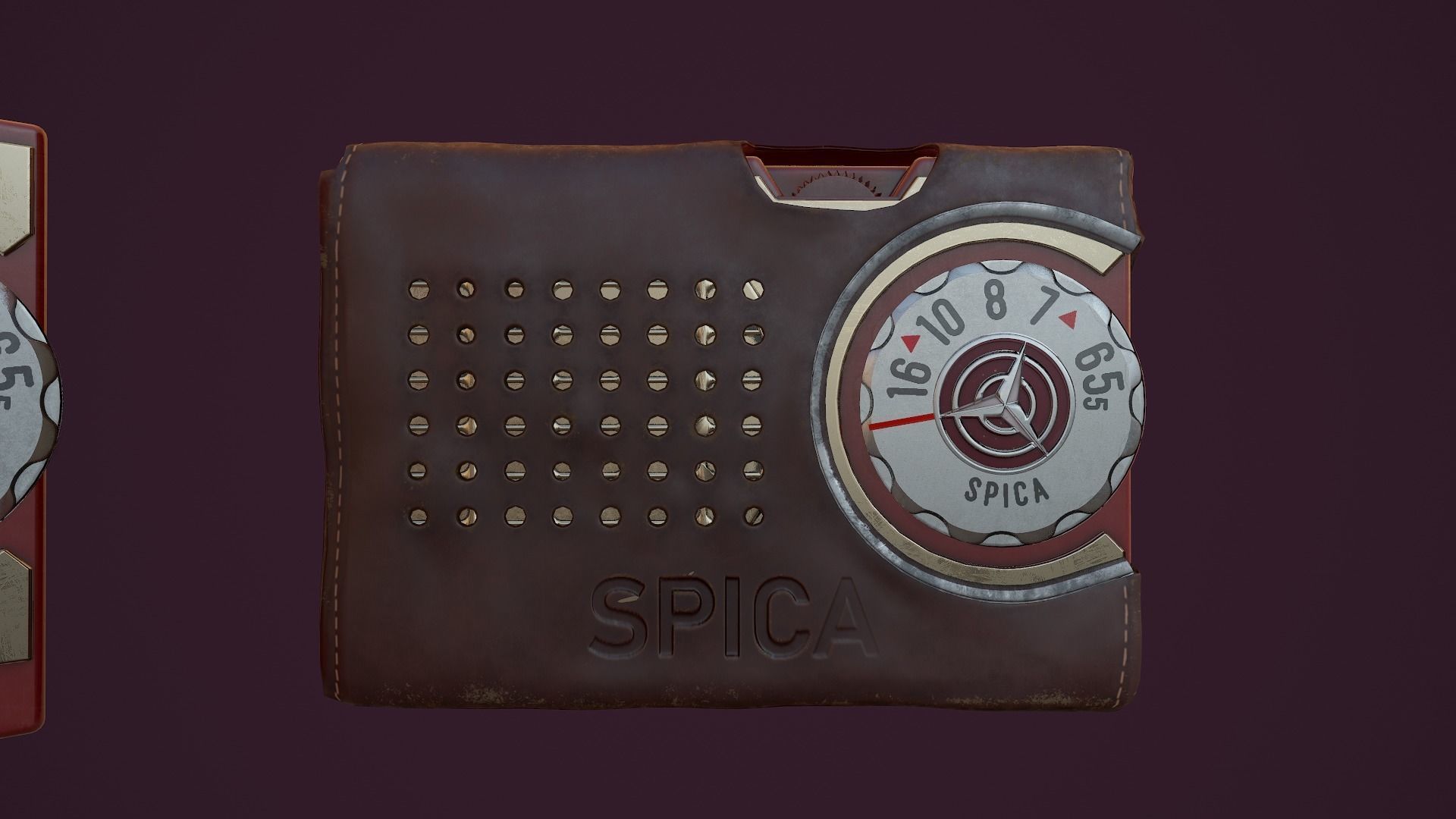 Radio Spica st-600 Low-poly 3D model_14