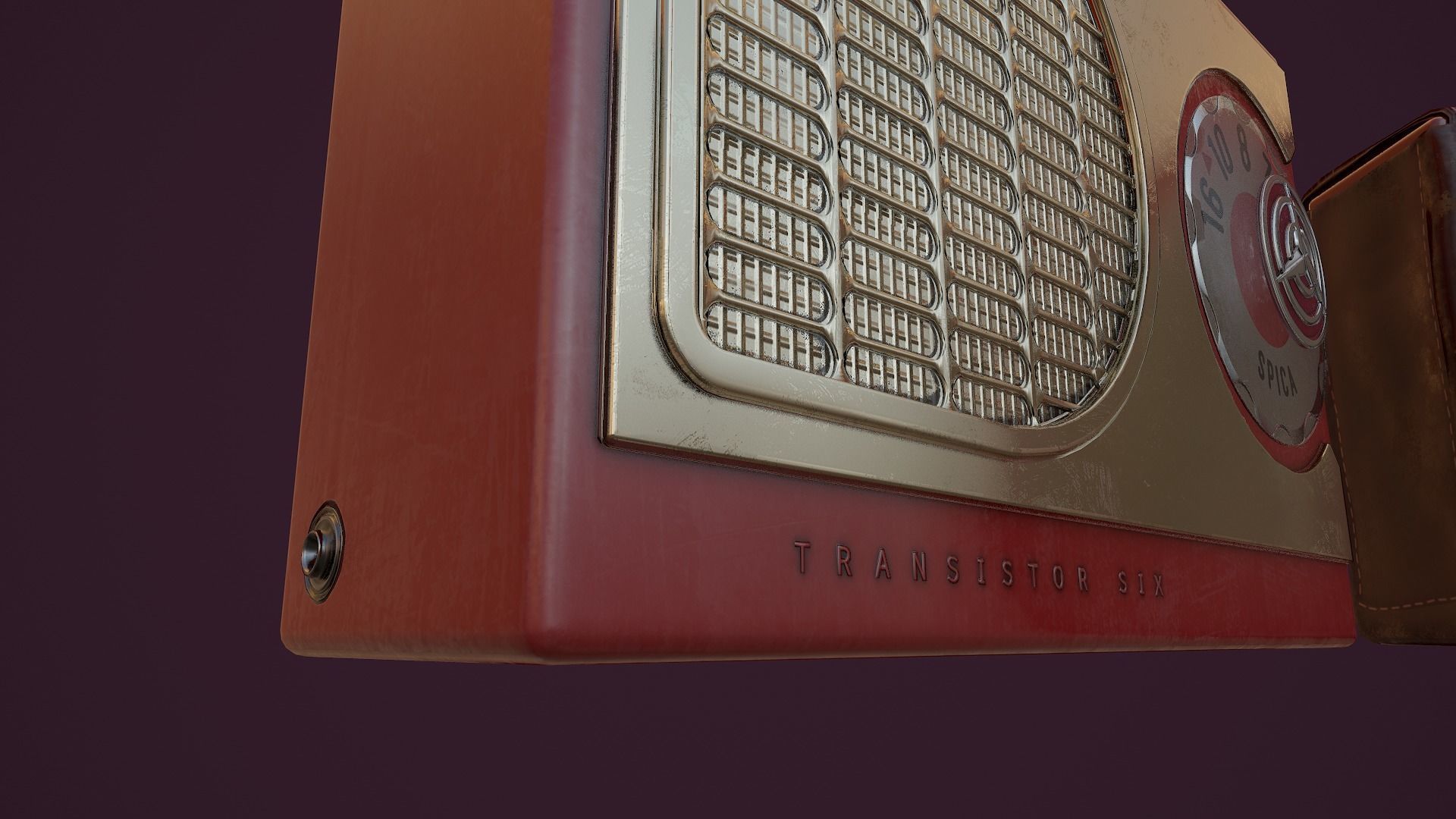 Radio Spica st-600 Low-poly 3D model_22