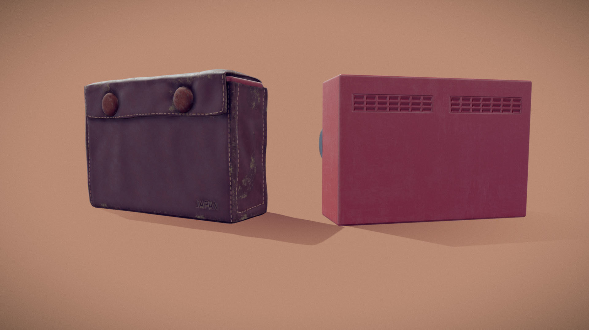 Radio Spica st-600 Low-poly 3D model_8