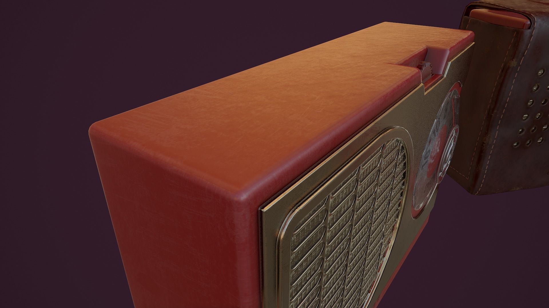 Radio Spica st-600 Low-poly 3D model_23