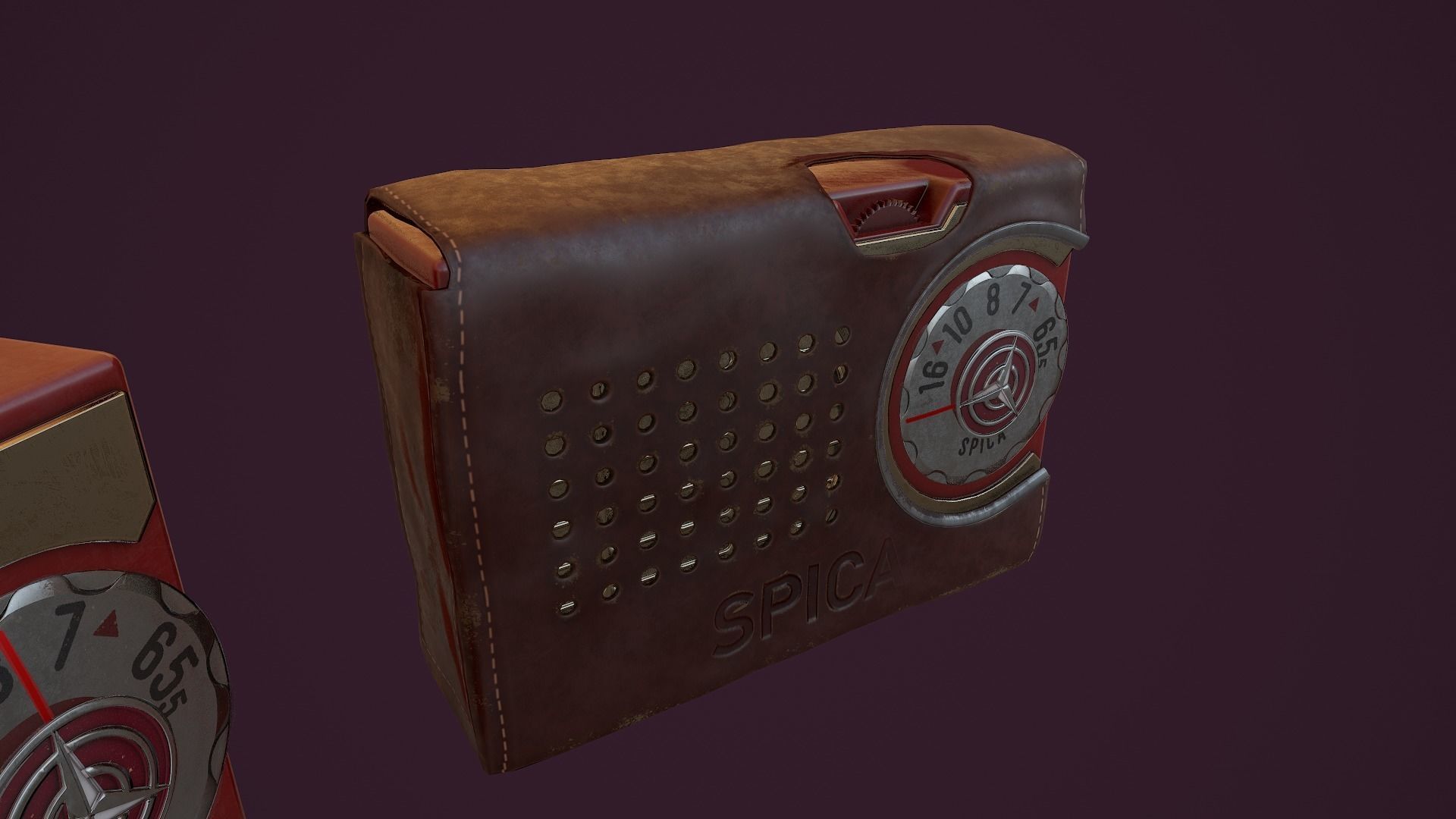 Radio Spica st-600 Low-poly 3D model_15