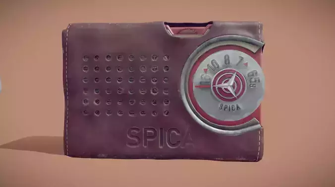 Radio Spica st-600 Low-poly 3D model