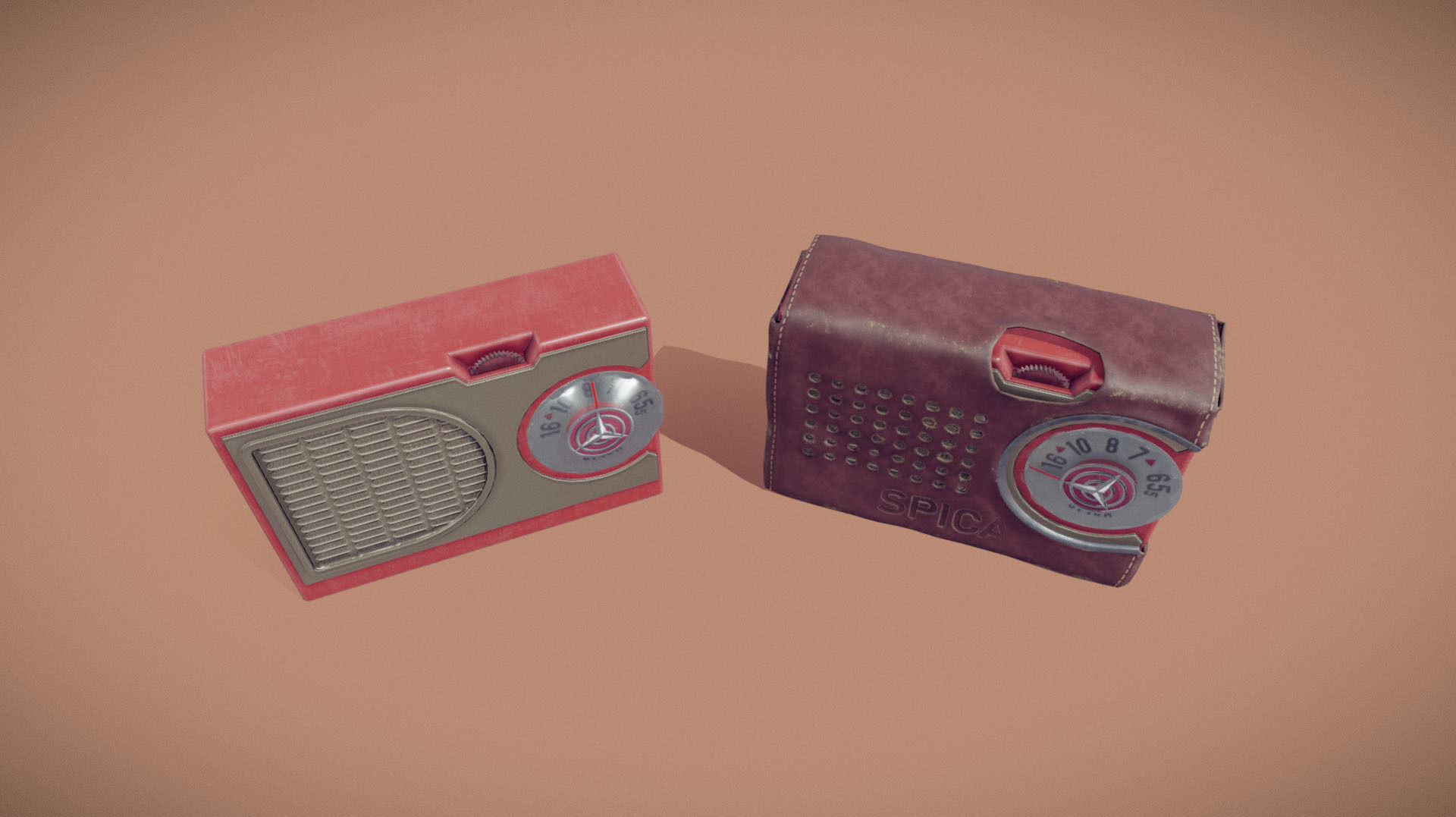 Radio Spica st-600 Low-poly 3D model_3