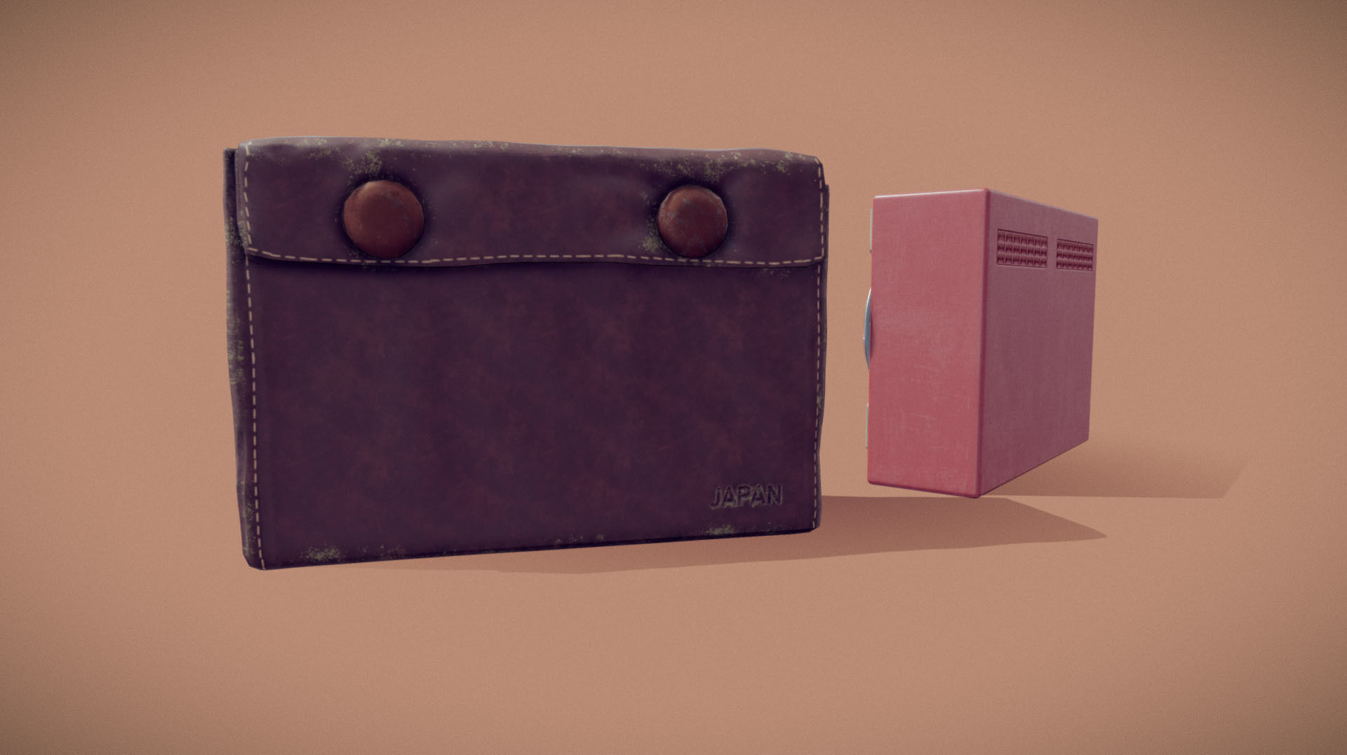 Radio Spica st-600 Low-poly 3D model_7