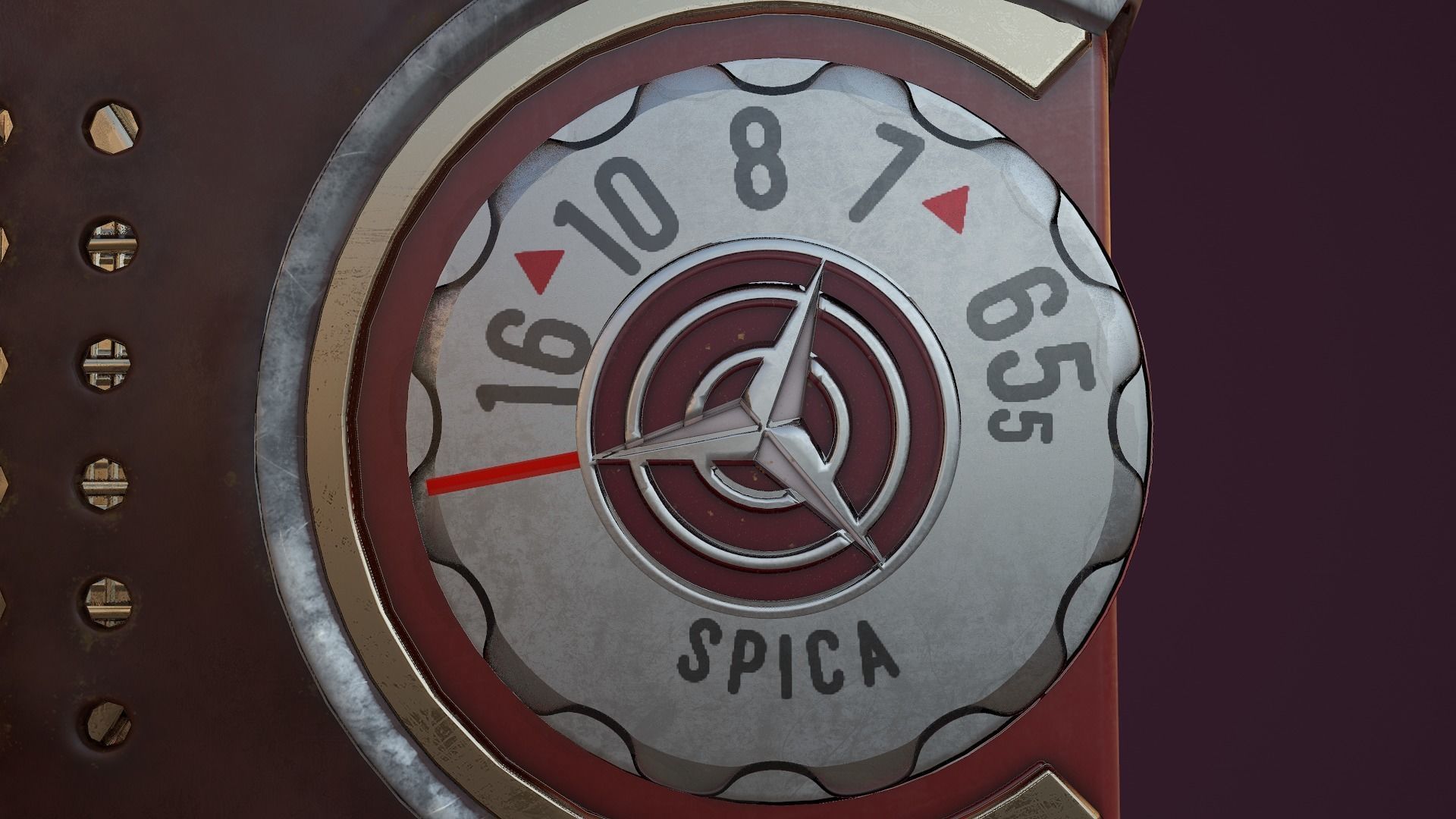 Radio Spica st-600 Low-poly 3D model_24