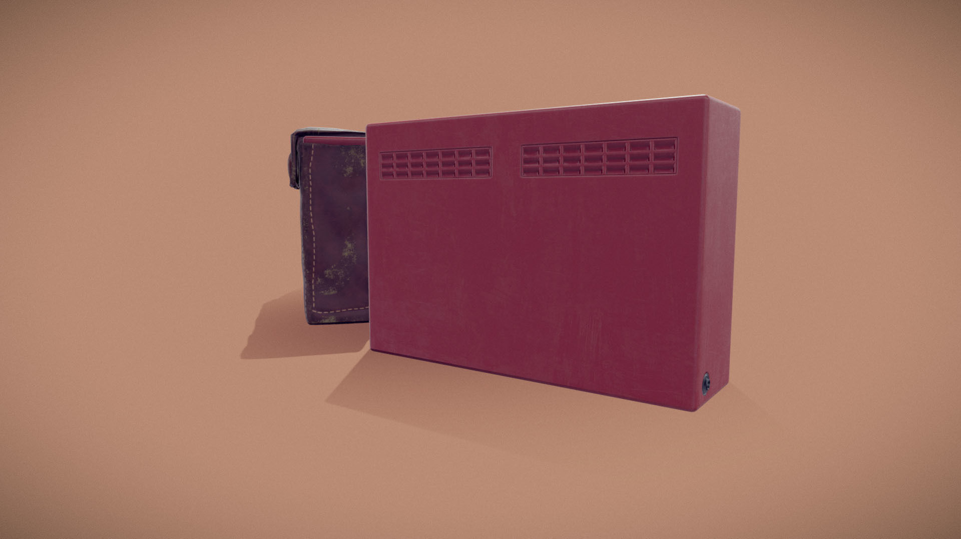 Radio Spica st-600 Low-poly 3D model_9