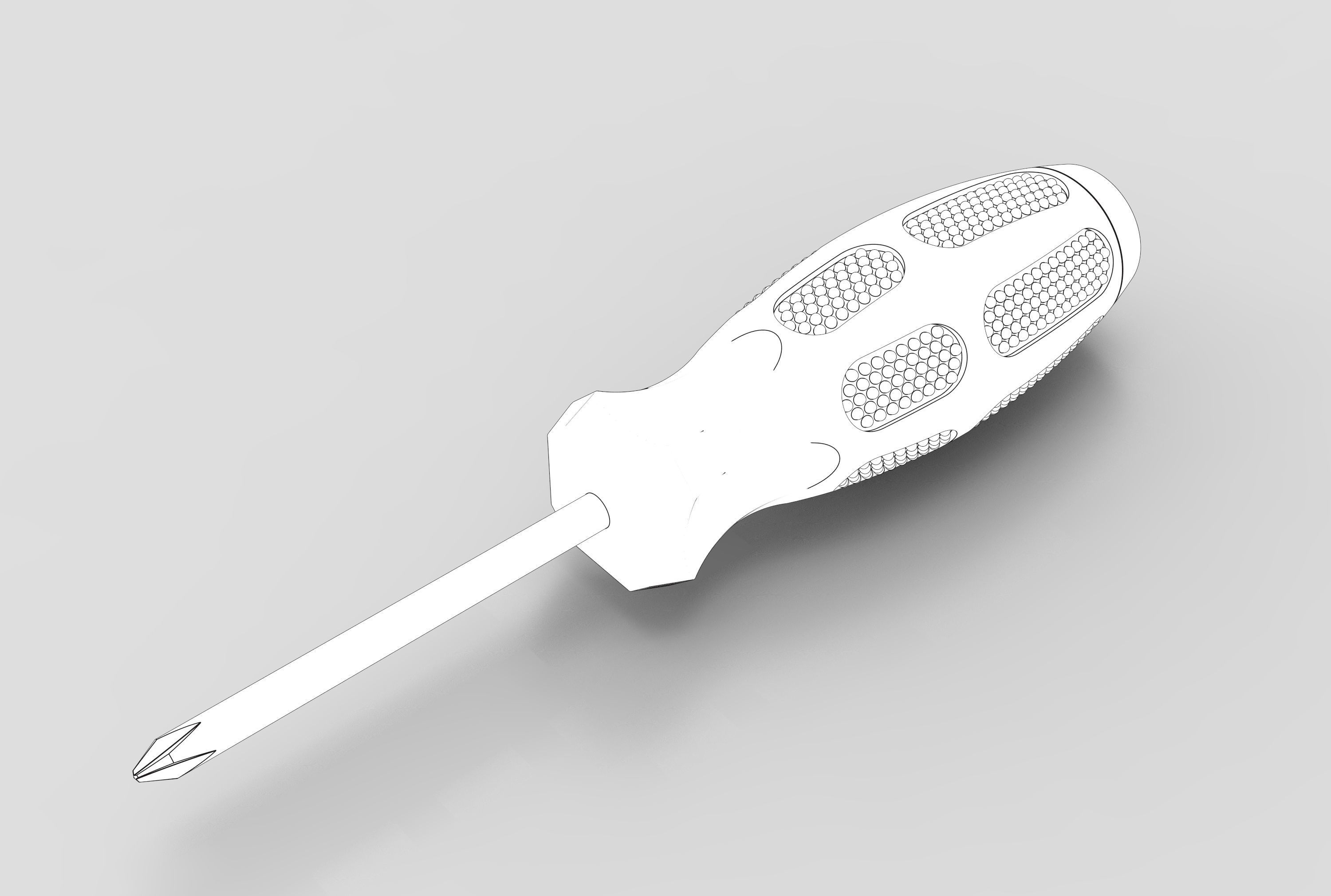 Screwdriver 3D model_4