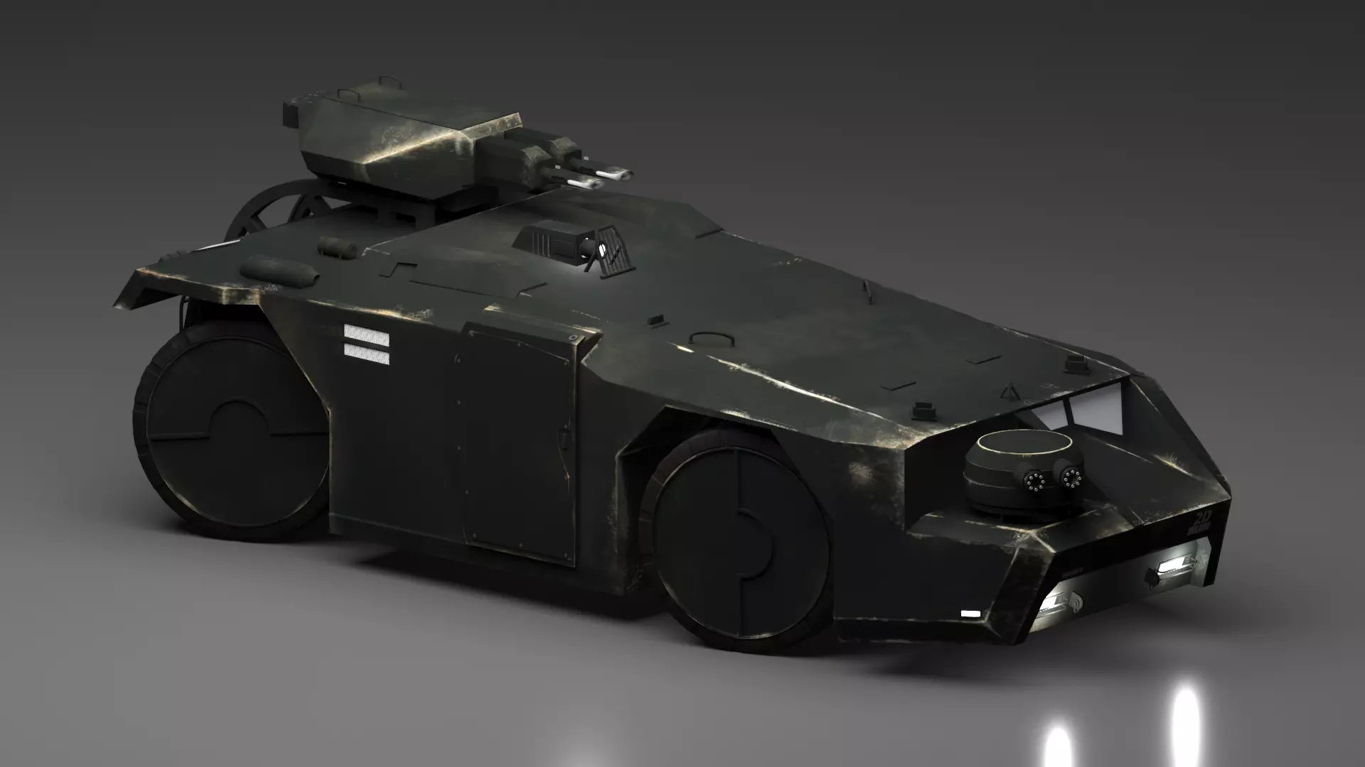 Aliens USMC APC Free 3D model_0