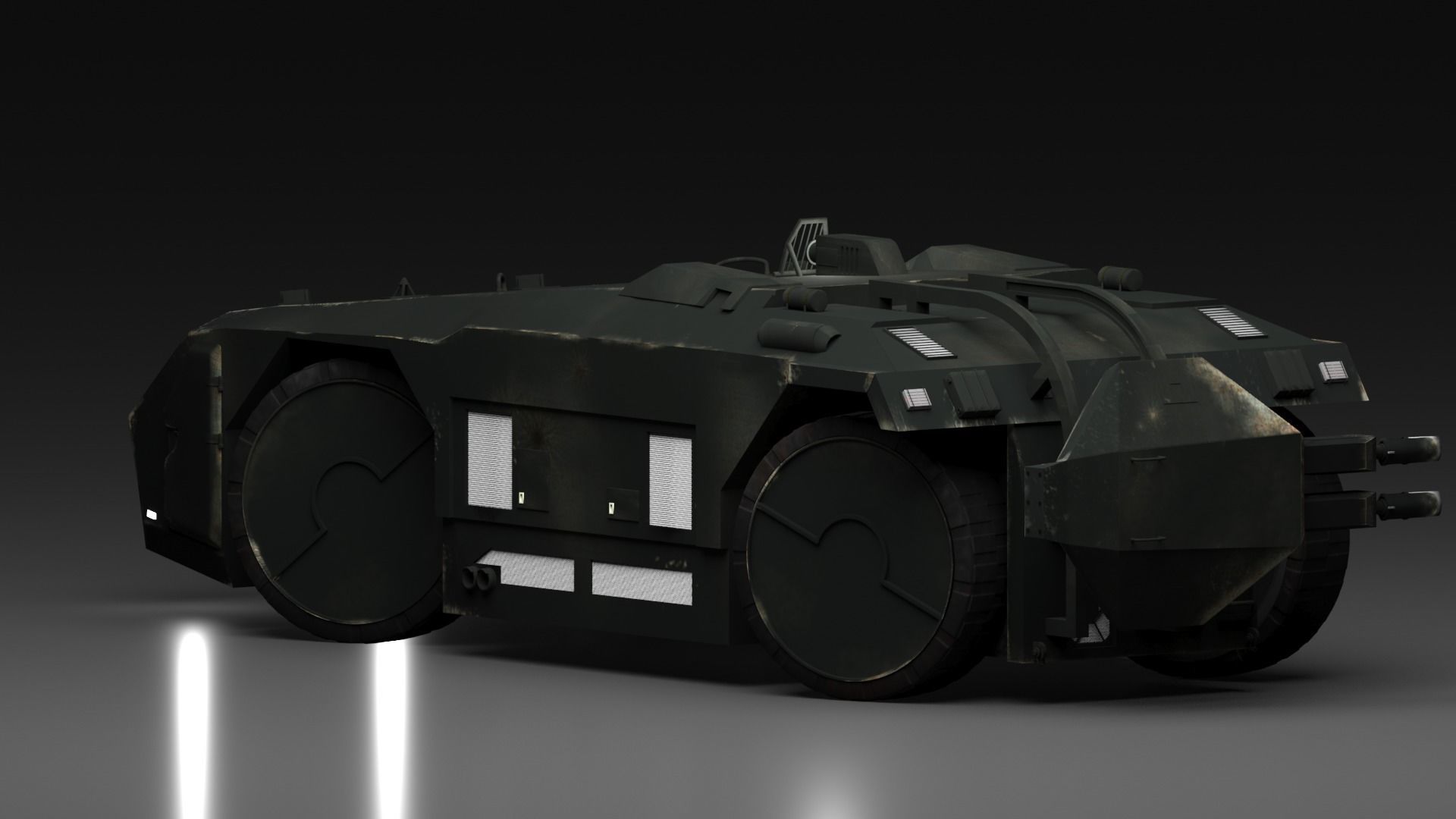 Aliens USMC APC Free 3D model_3
