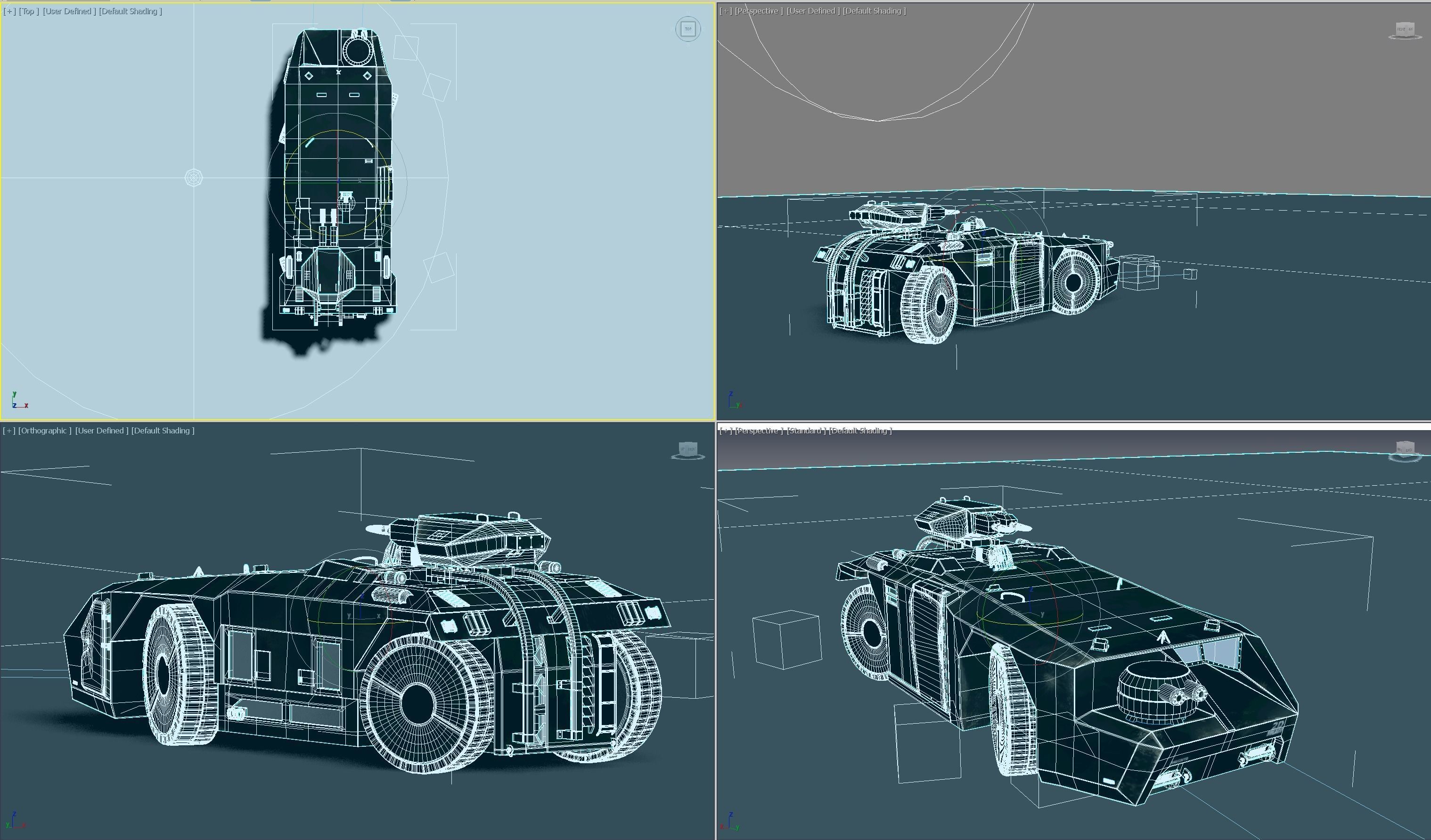 Aliens USMC APC Free 3D model_4