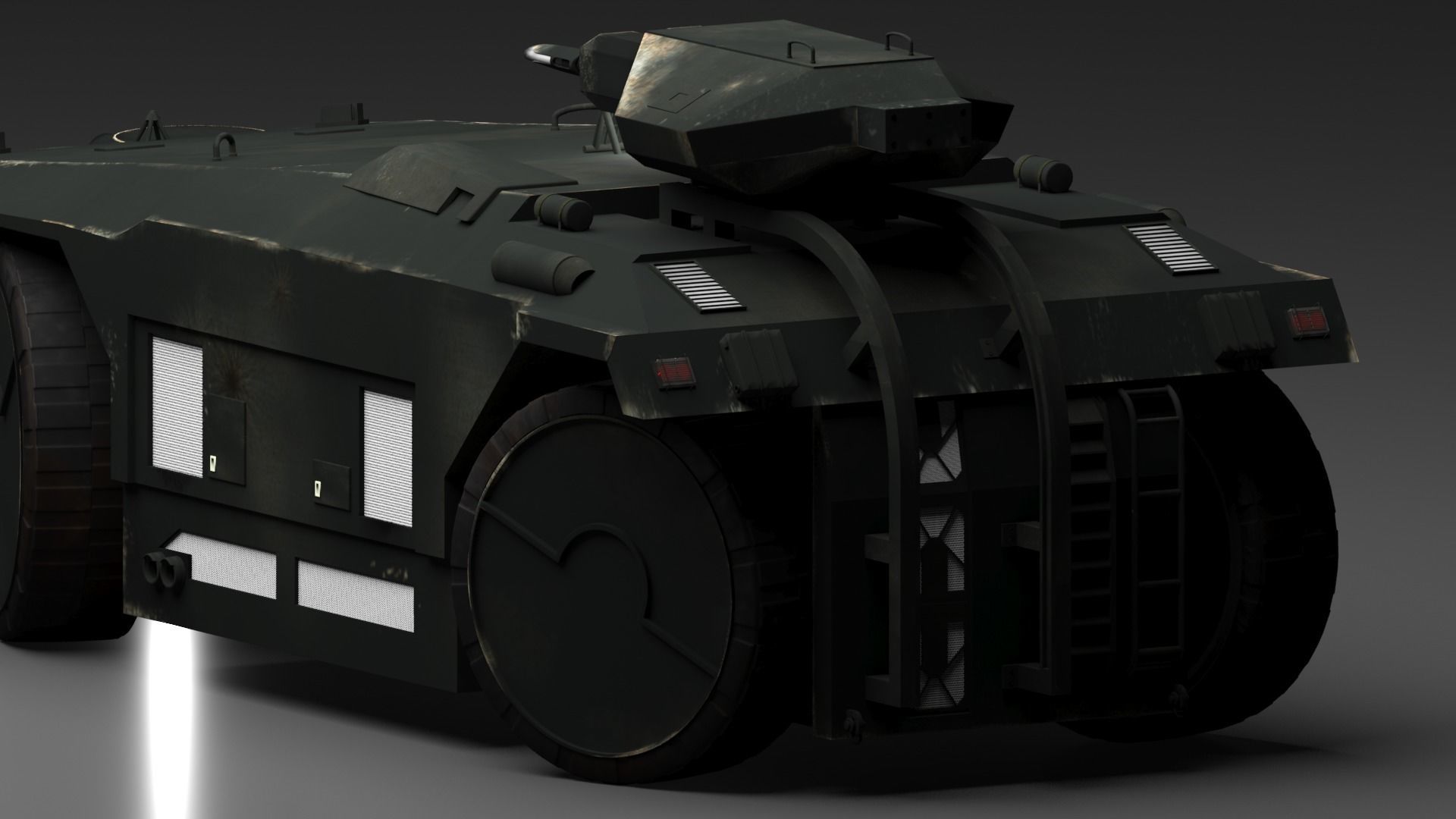 Aliens USMC APC Free 3D model_6
