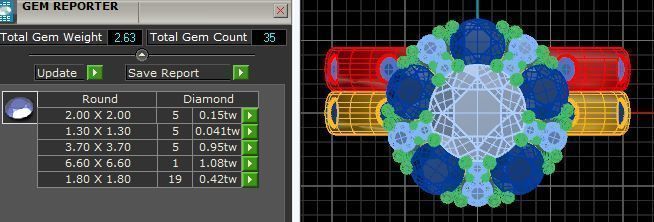 Flower Ring  3D print model_3