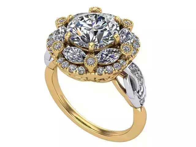 Real Crowned Ring
