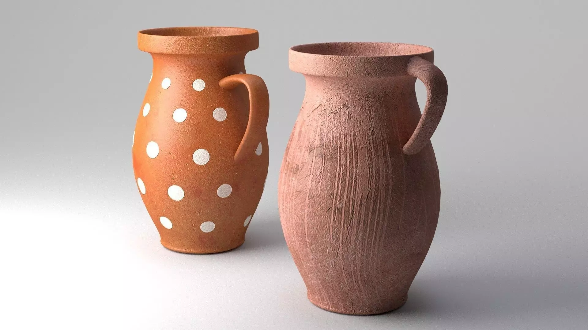 Clay Jugs 3D model