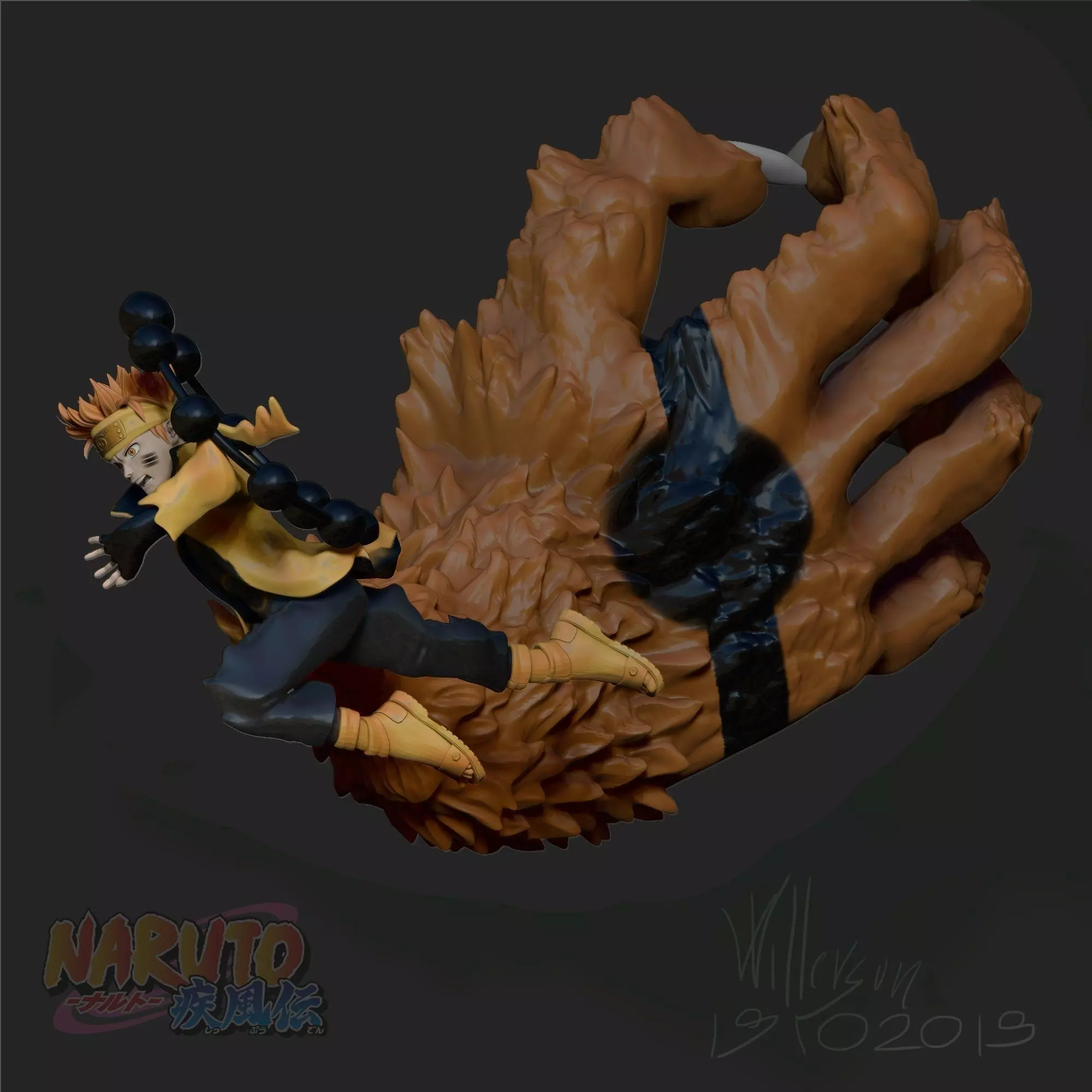 Naruto s Six Paths 3D print model_0