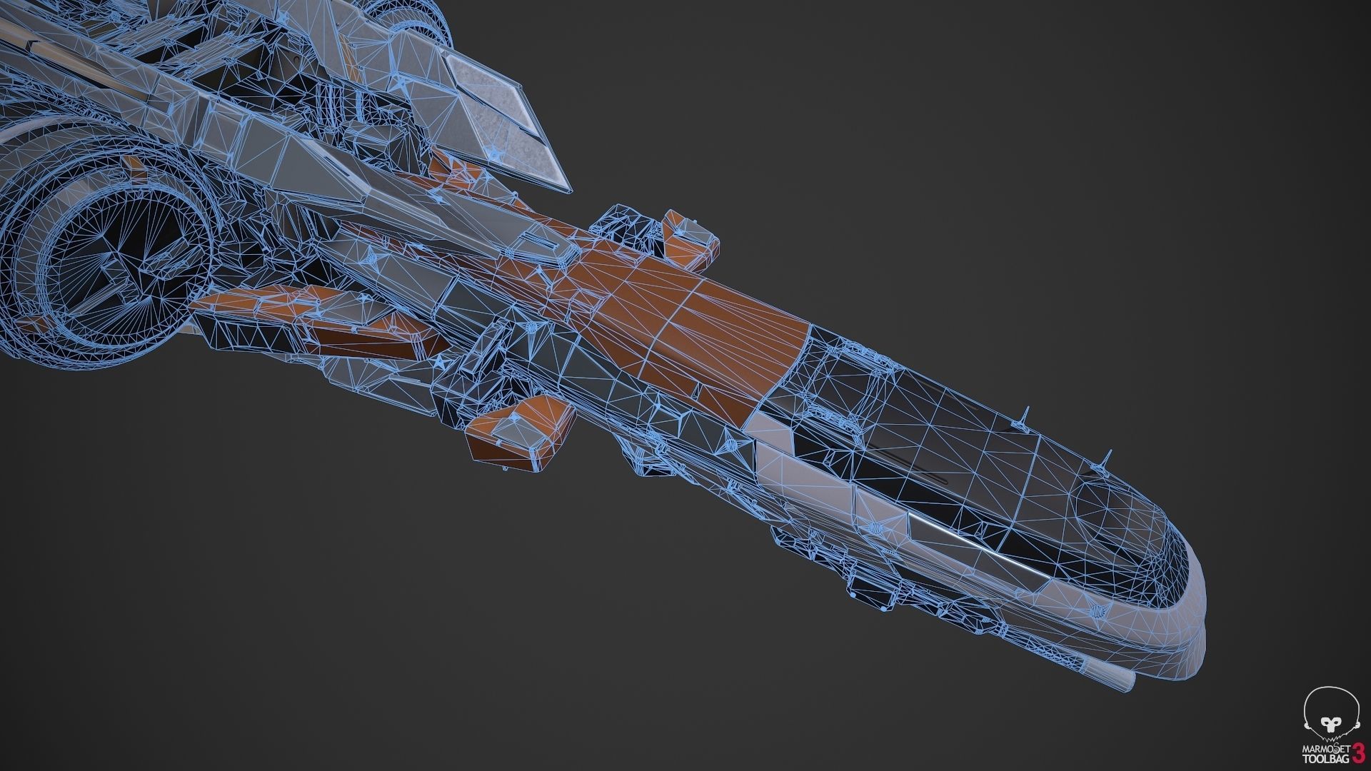 scifi-model534 spaceship 3D model_6