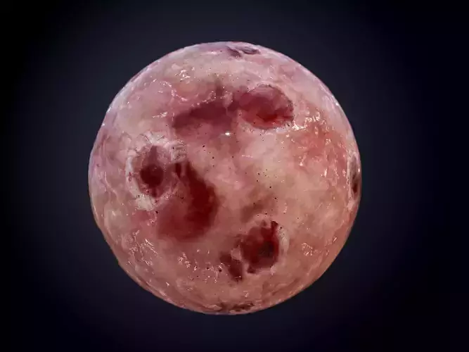 Gore Blood Guts Skin Cuts Seamless PBR Texture 03