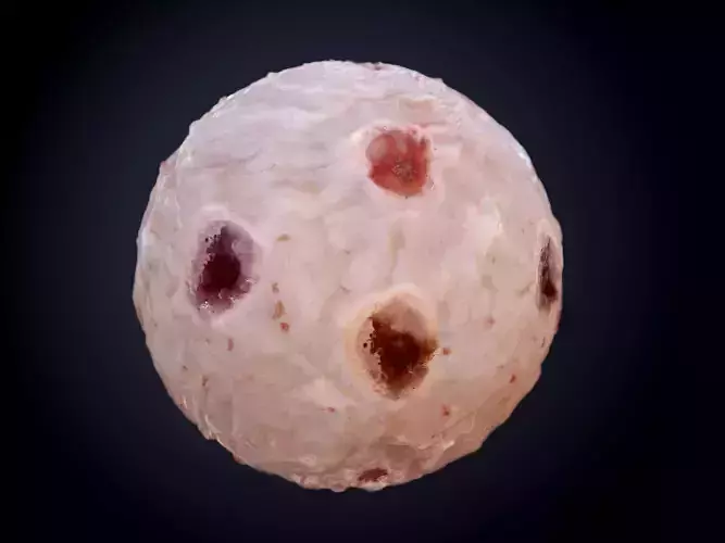 Gore Blood Guts Skin Cuts Seamless PBR Texture 05