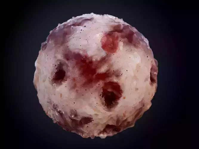 Gore Blood Guts Skin Cuts Seamless PBR Texture 06 Texture