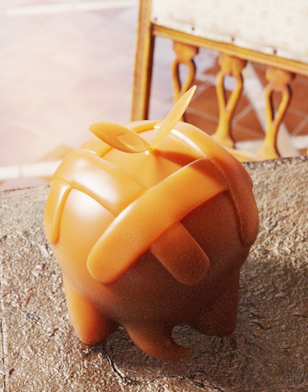 Pokemon Appletun 3D print model_5