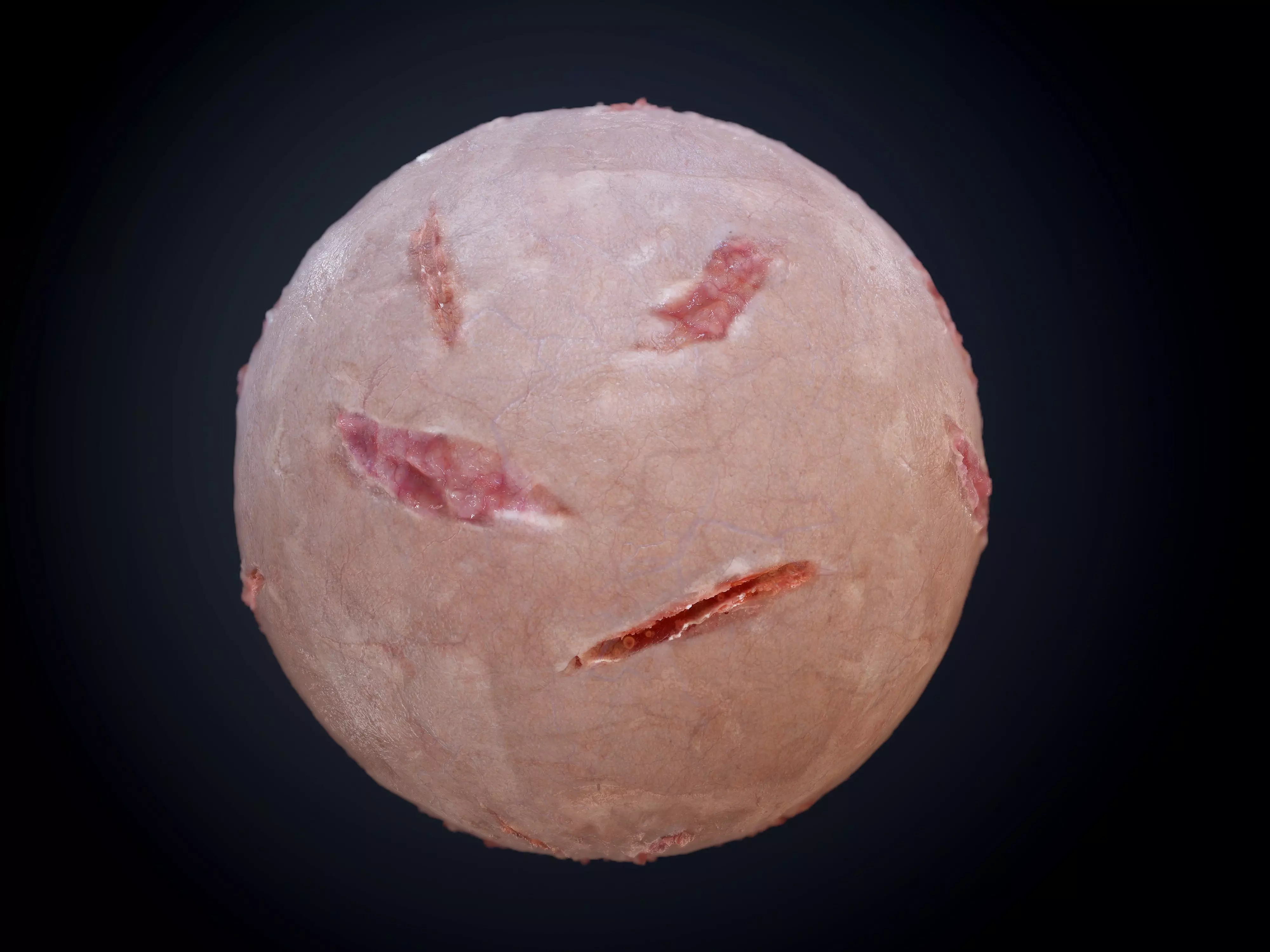 Gore Blood Guts Skin Cuts Seamless PBR Texture 08 Texture