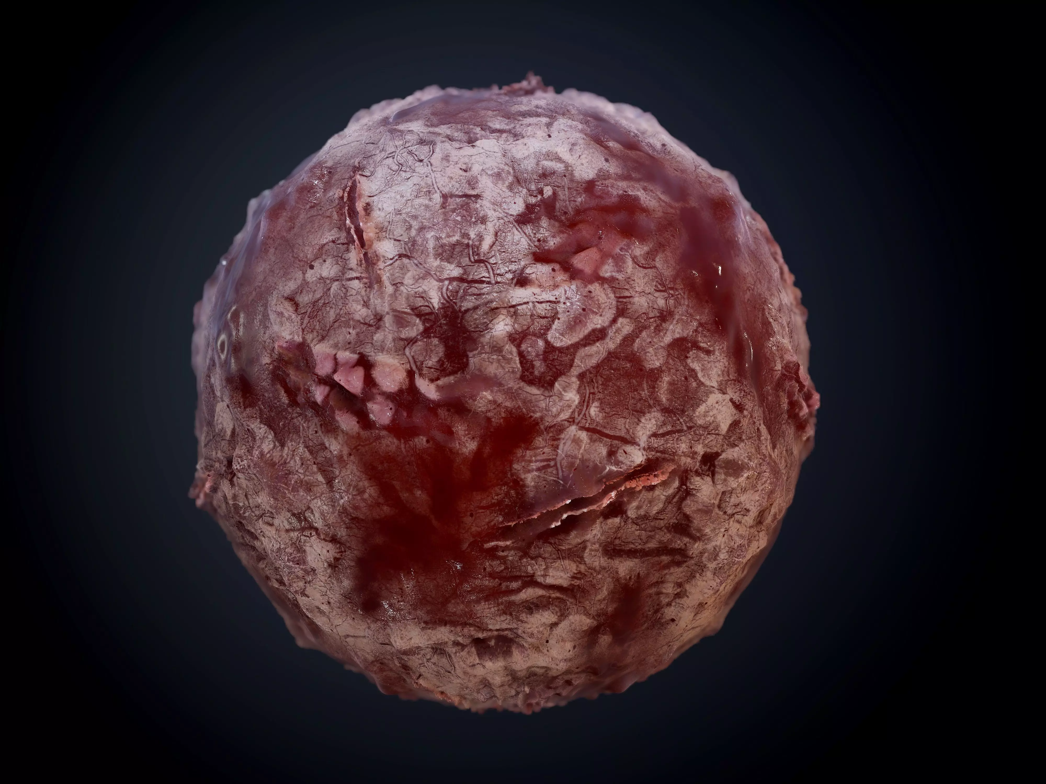 Gore Blood Guts Skin Cuts Seamless PBR Texture 10 Texture_0