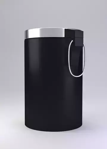 Black Pedal Bin