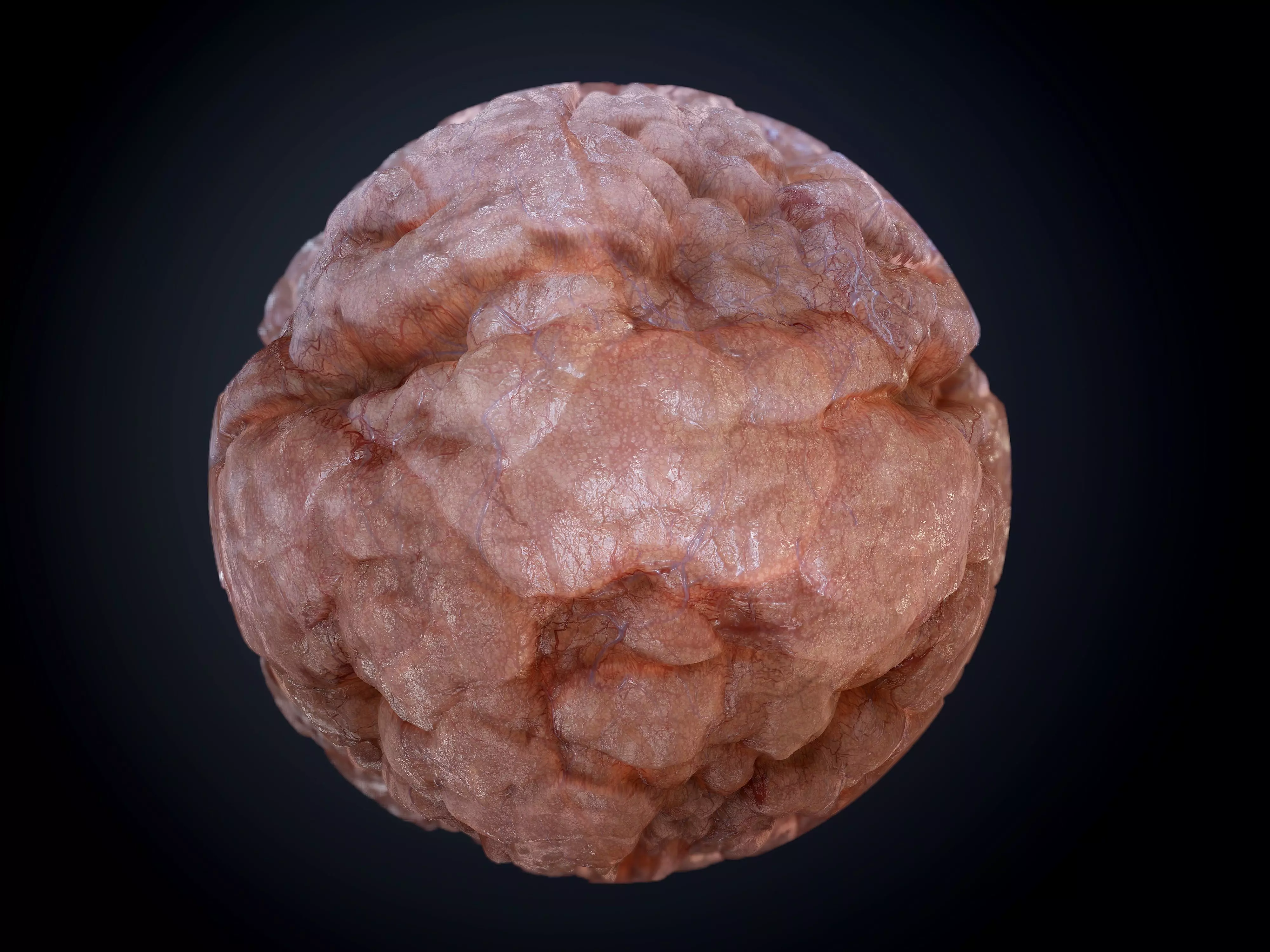 Gore Blood Guts Skin Cuts Seamless PBR Texture 13 Texture_0