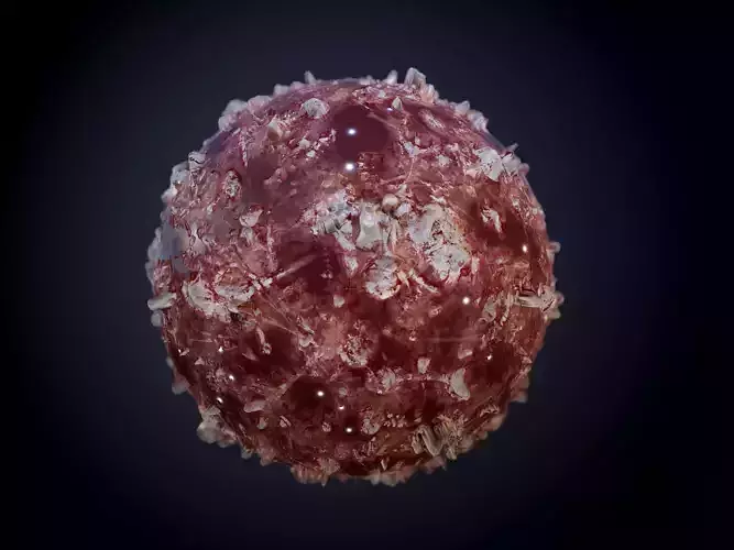 Gore Blood Guts Skin Cuts Seamless PBR Texture 23