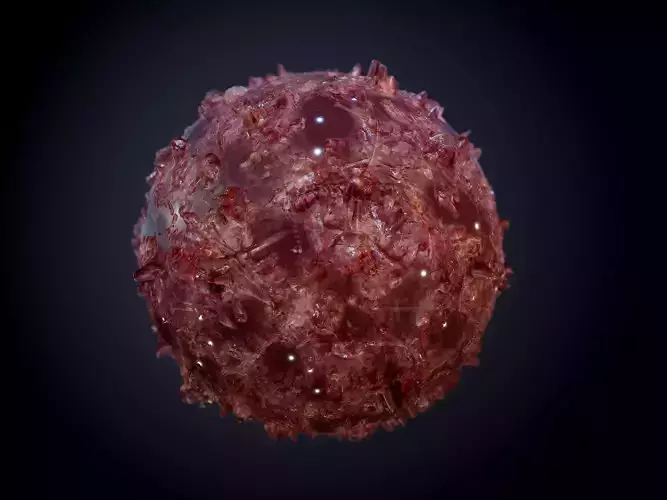 Gore Blood Guts Skin Cuts Seamless PBR Texture 24