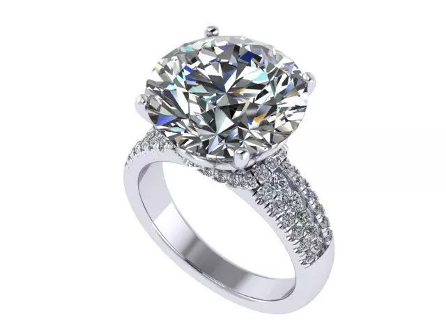 Queen Ring  3D print model_0