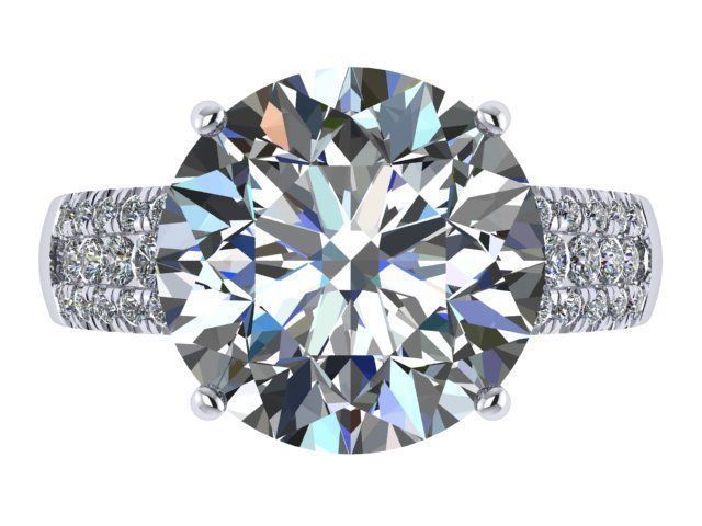 Queen Ring  3D print model_1