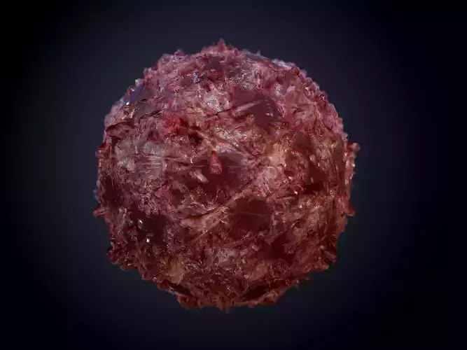 Gore Blood Guts Skin Cuts Seamless PBR Texture 25