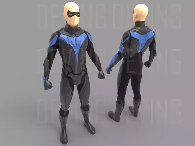 DCU TITANS NIGHTWING ARMOR 3D print model
