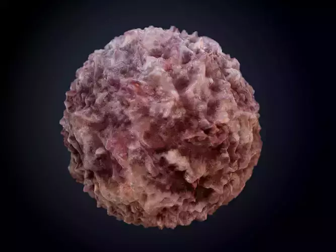 Gore Blood Guts Skin Cuts Seamless PBR Texture 27