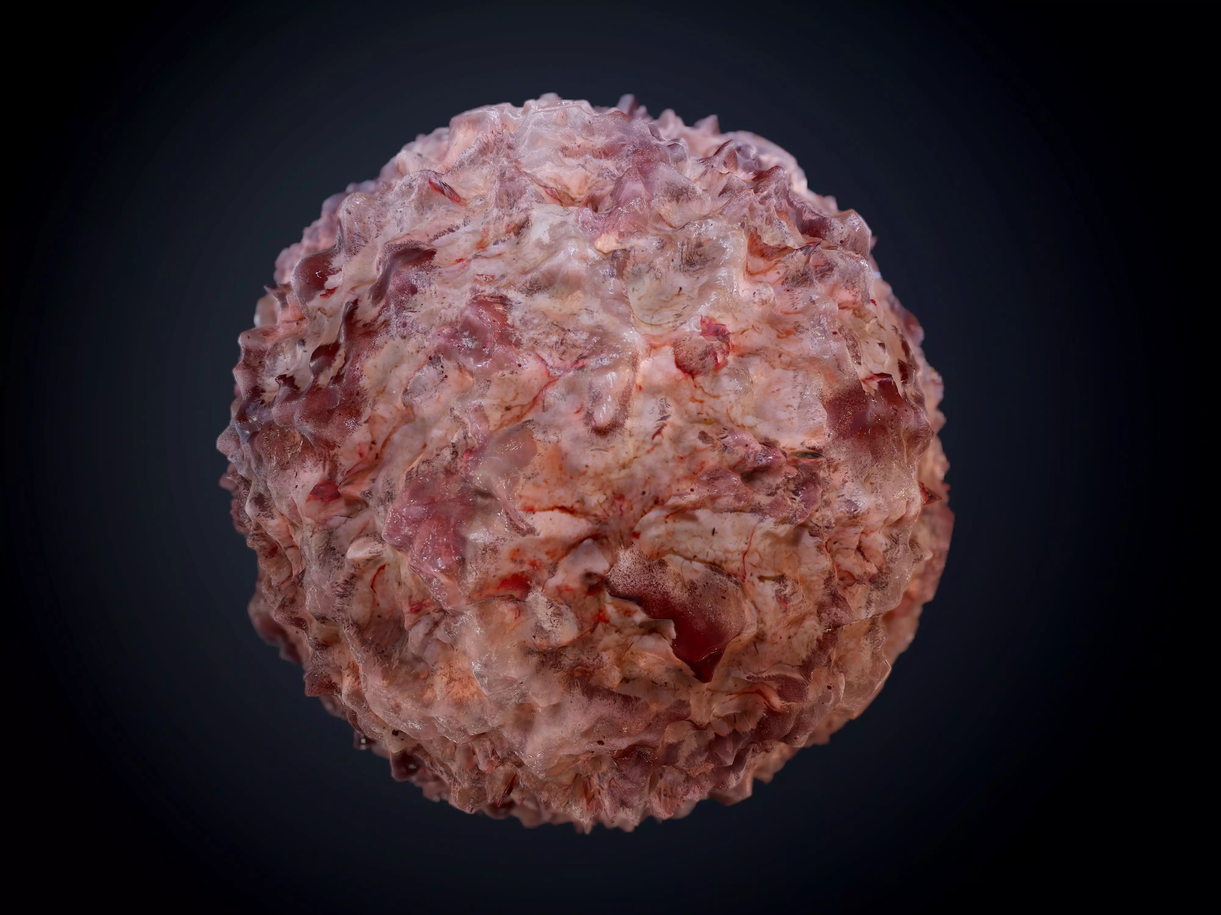 Gore Blood Guts Skin Cuts Seamless PBR Texture 29 Texture