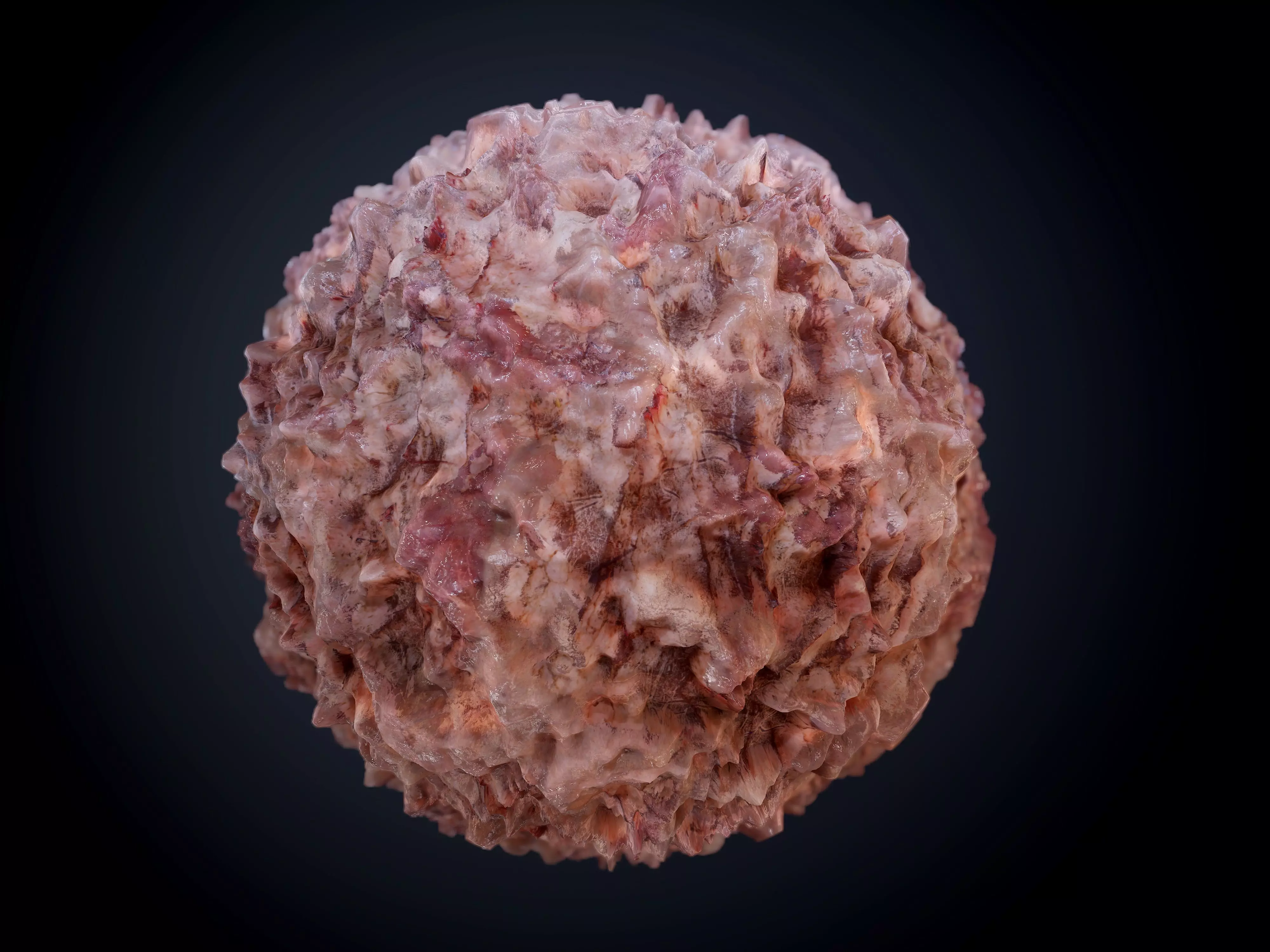 Gore Blood Guts Skin Cuts Seamless PBR Texture 30 Texture_0