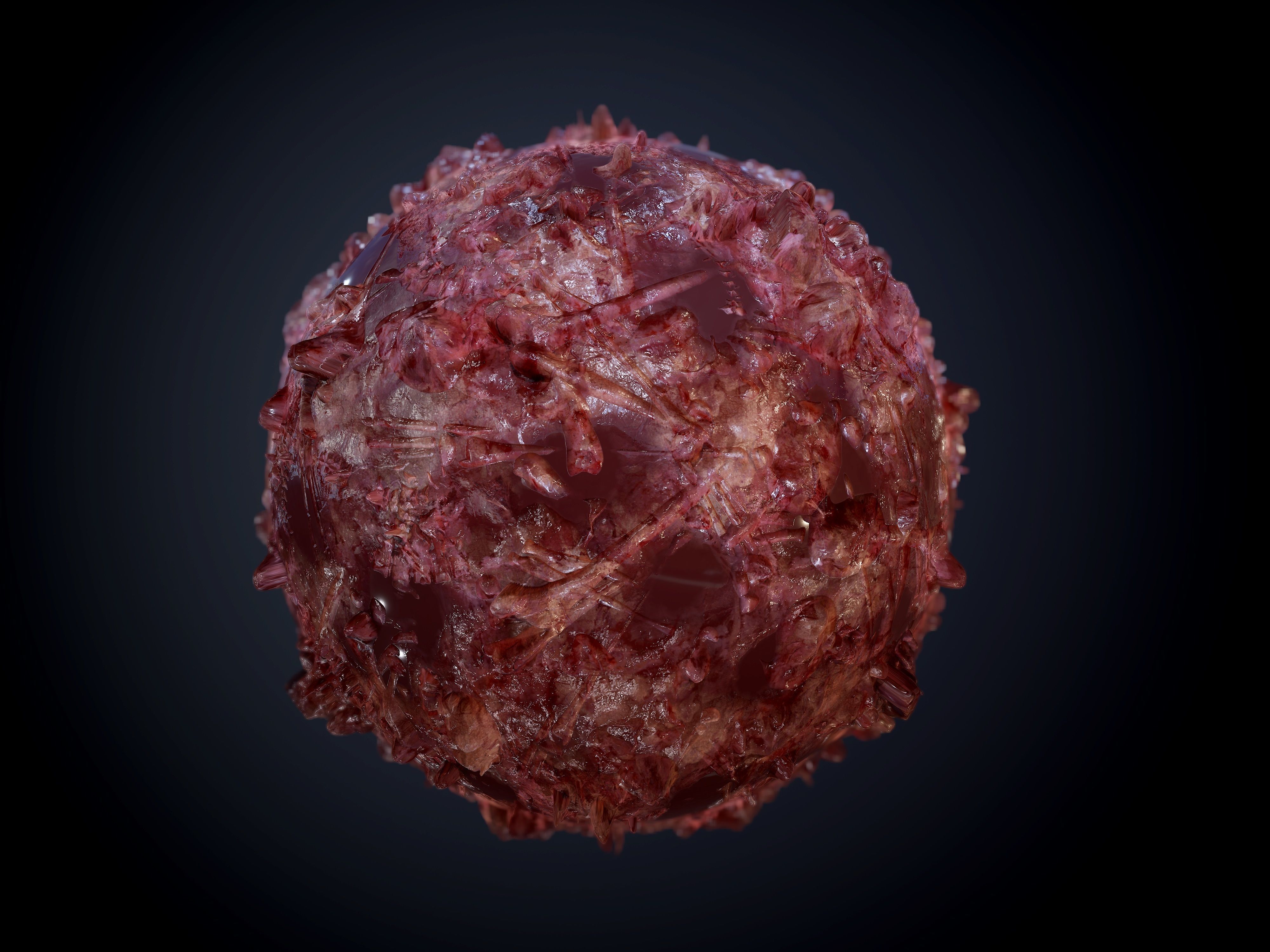 30 Horror Gore Skin Seamless PBR Texture Pack Texture_25