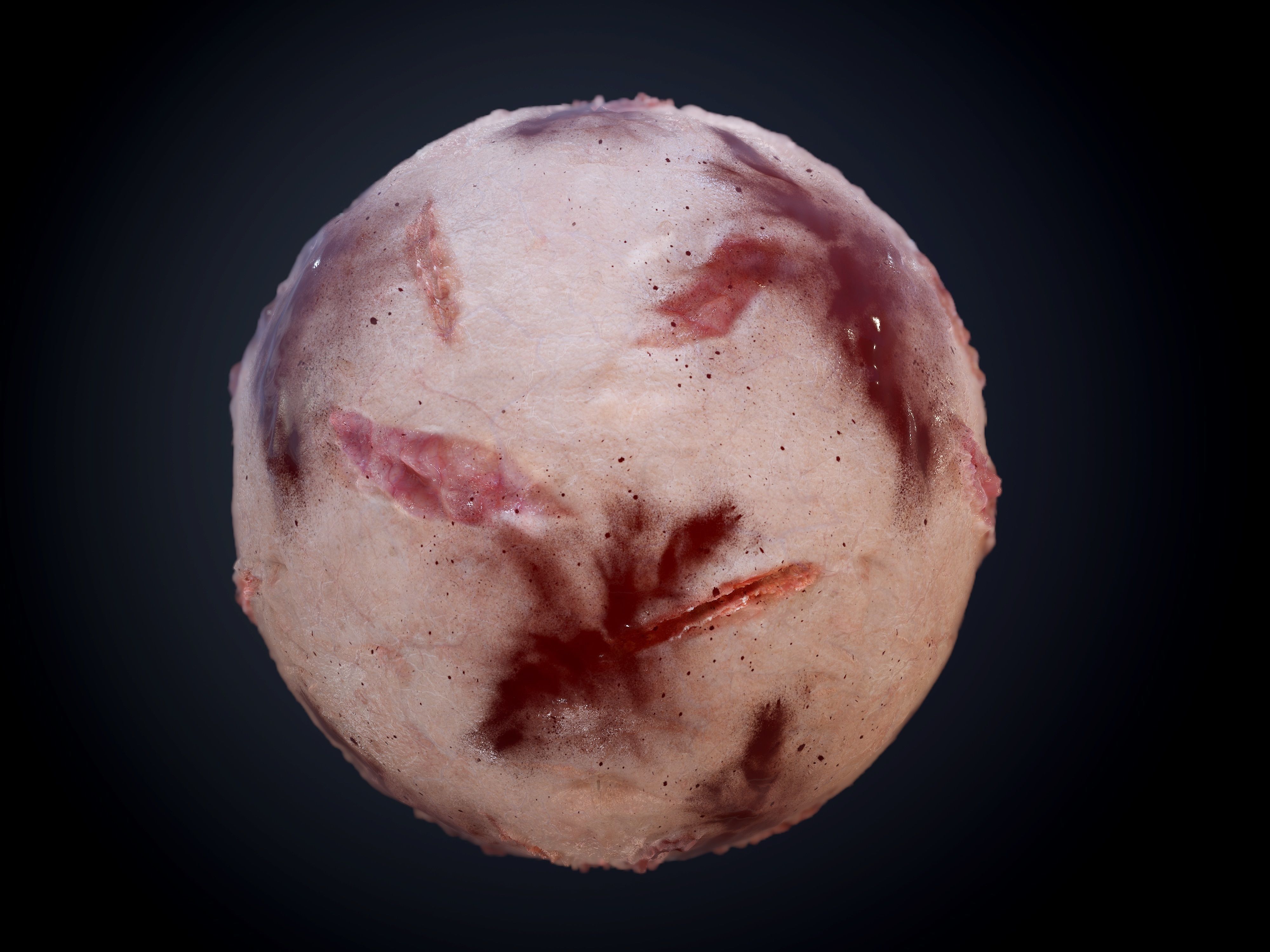 30 Horror Gore Skin Seamless PBR Texture Pack Texture_7