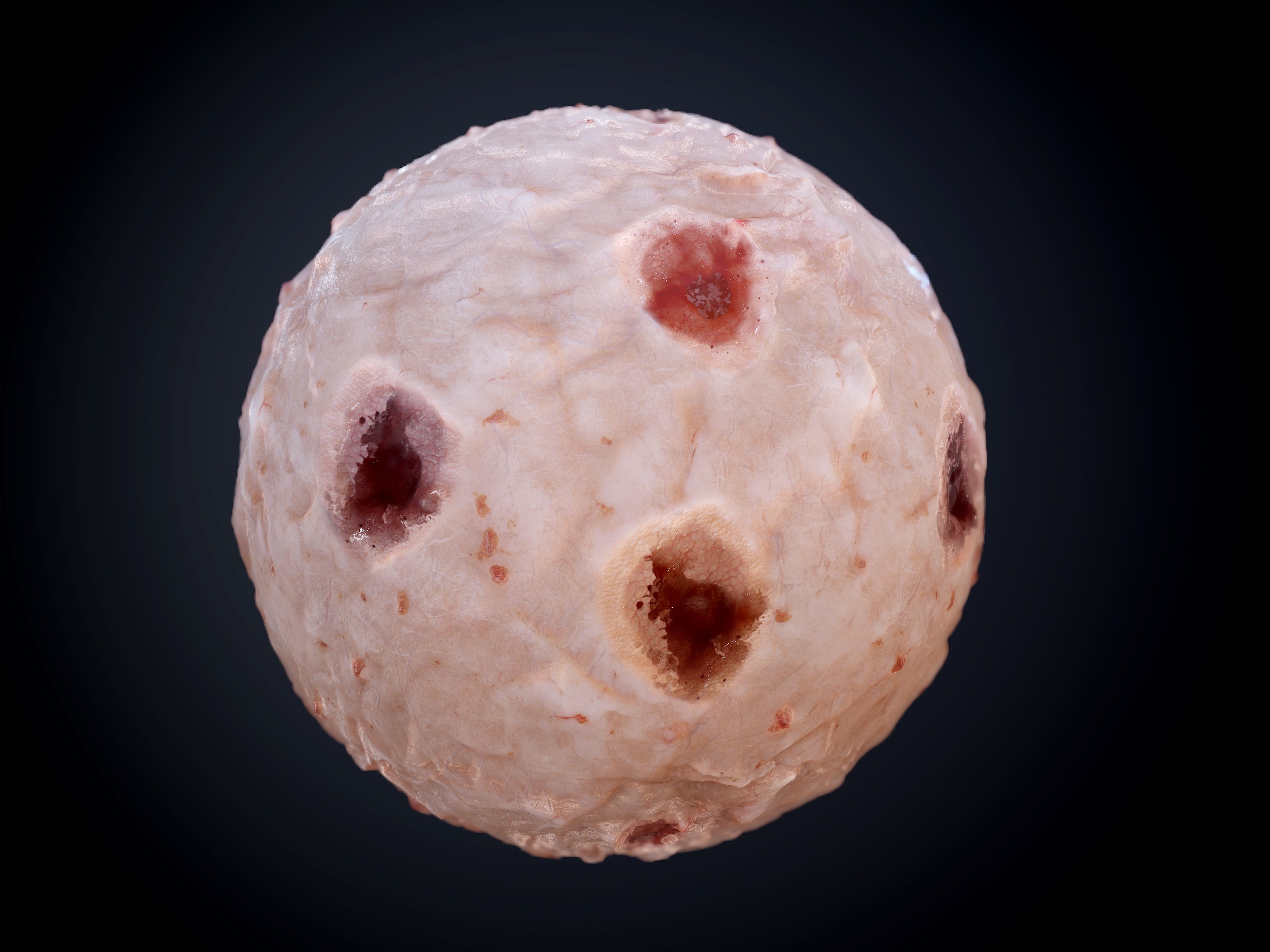 30 Horror Gore Skin Seamless PBR Texture Pack Texture_3