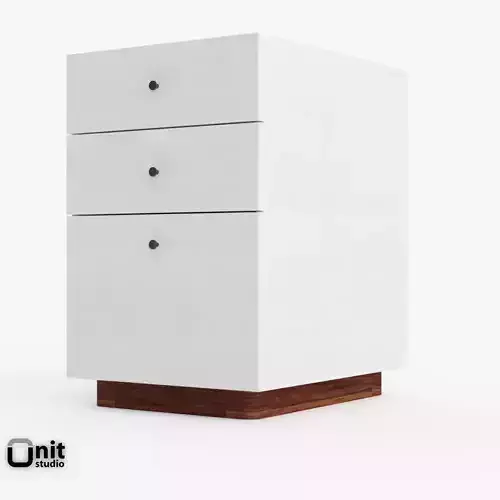 Modern file cabinet by West Elm 3D model