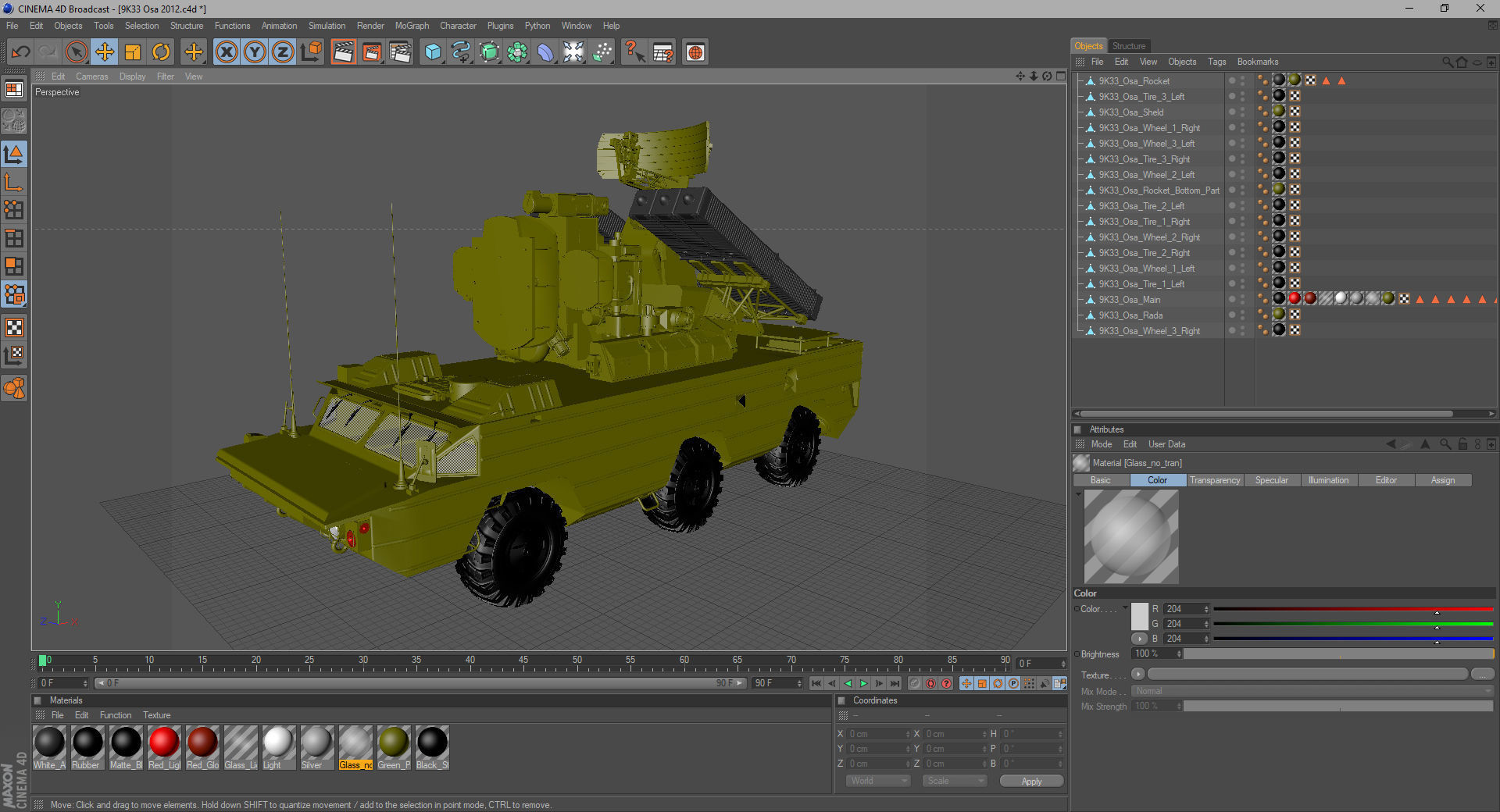 9K33 Osa SA-8 Gecko 3D model_35